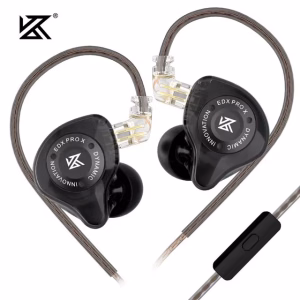 KZ EDX PRO X Wired Earphones - Professional HiFi IEM - Detachable Cable - 20-40KHz - Audiophile Monitors