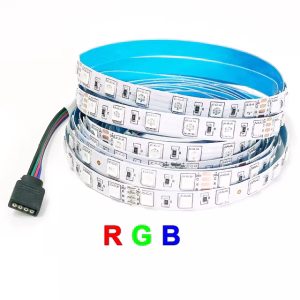 Dengsum RGB LED Strip Light 5M - SMD5050 - 12V/24V - 60 LEDs/m - Waterproof Room Decor