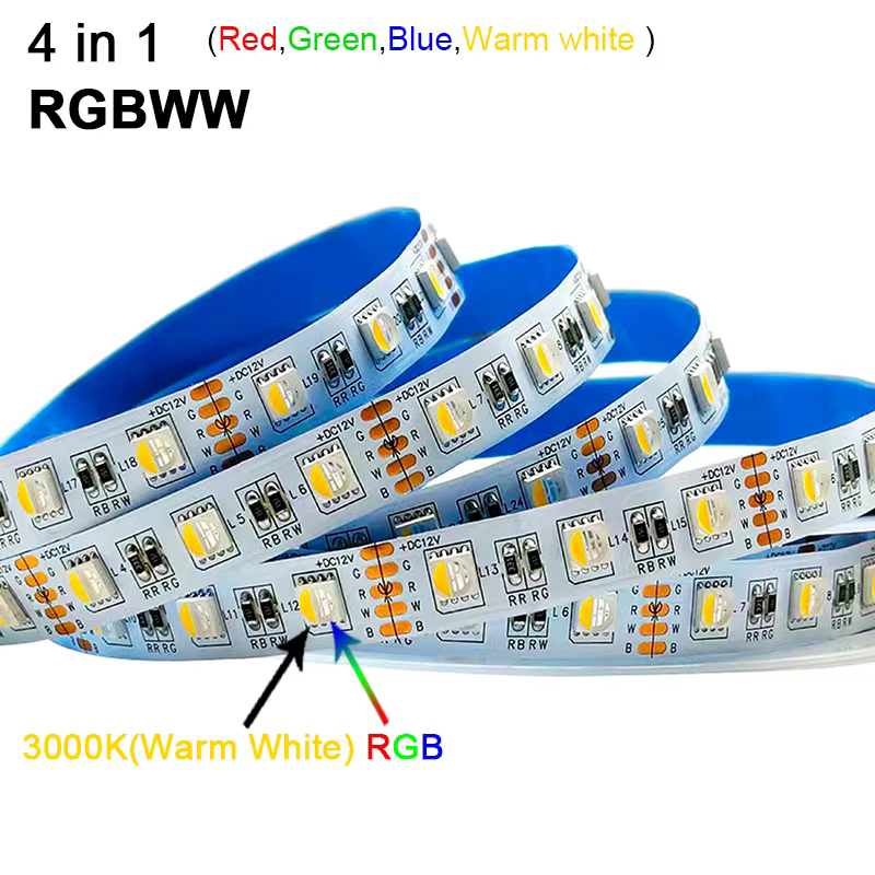Dengsum RGB LED Strip Light 5M - SMD5050 - 12V/24V - 60 LEDs/m - Waterproof Room Decor - Image 7