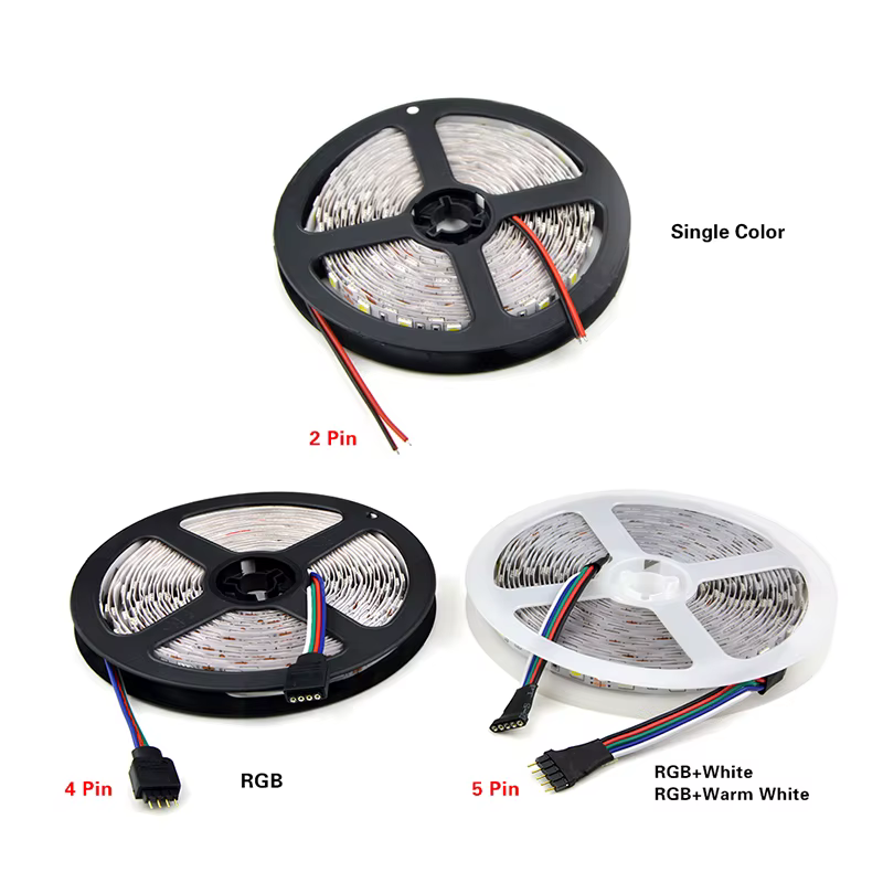 Dengsum RGB LED Strip Light 5M - SMD5050 - 12V/24V - 60 LEDs/m - Waterproof Room Decor - Image 2