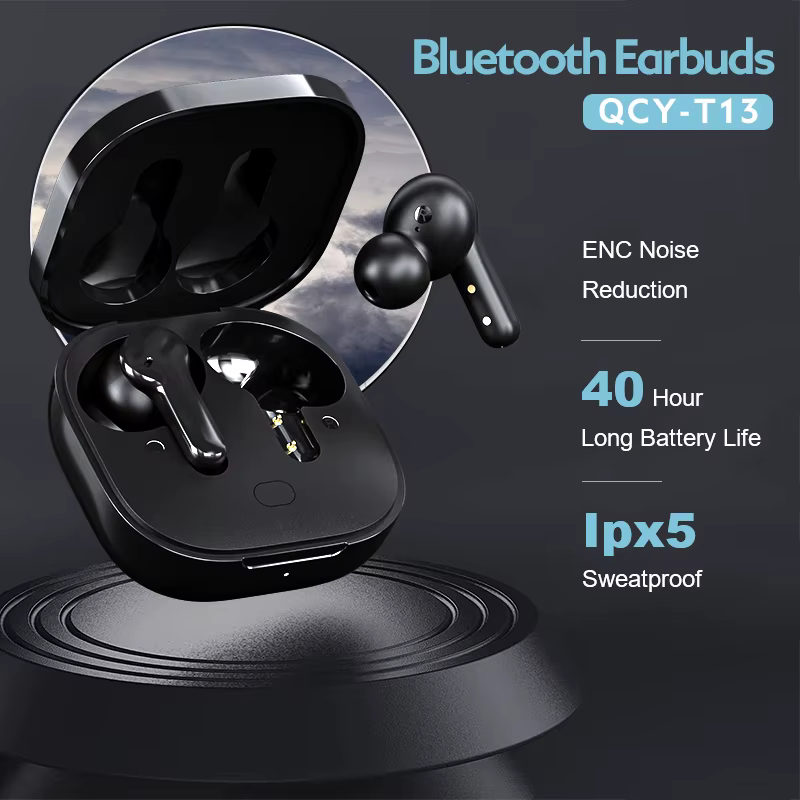 QCY T13 TWS Wireless Earbuds - Bluetooth 5.1 ENC HD - Image 4