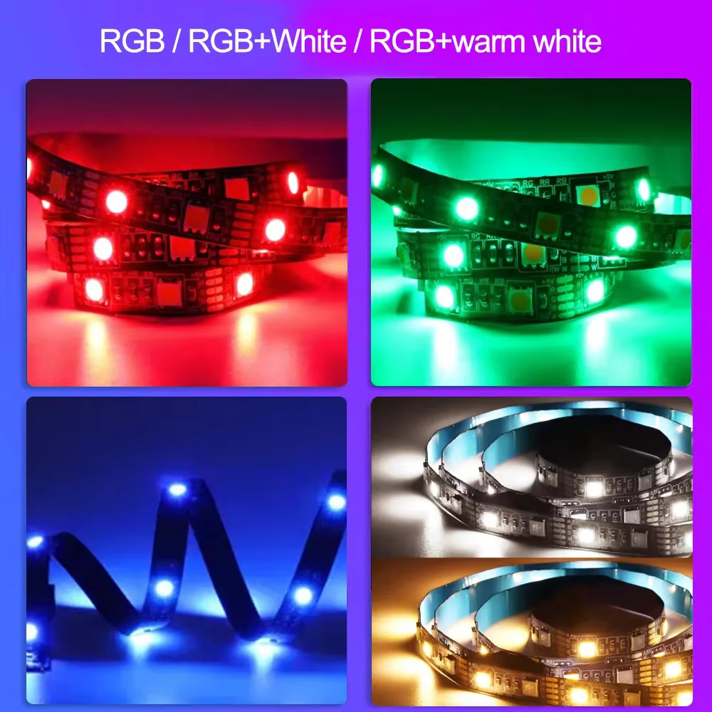Excellux WiFi USB LED Strip Light - Smart Tuya App Control - RGB TV Backlight - Alexa Compatible - 5050 SMD - Image 2