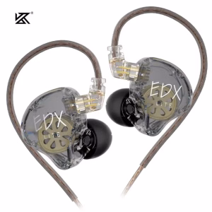 KZ EDX Lite Wired Earphones - HiFi In-Ear Monitors - Detachable Cable - 20-40KHz - Audiophile Grade