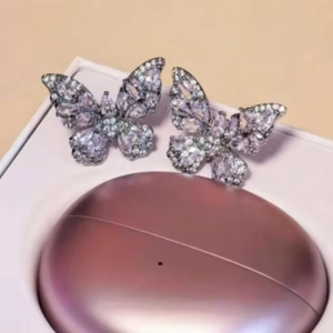 Crystal Butterfly Earphone Clips - 7 Styles