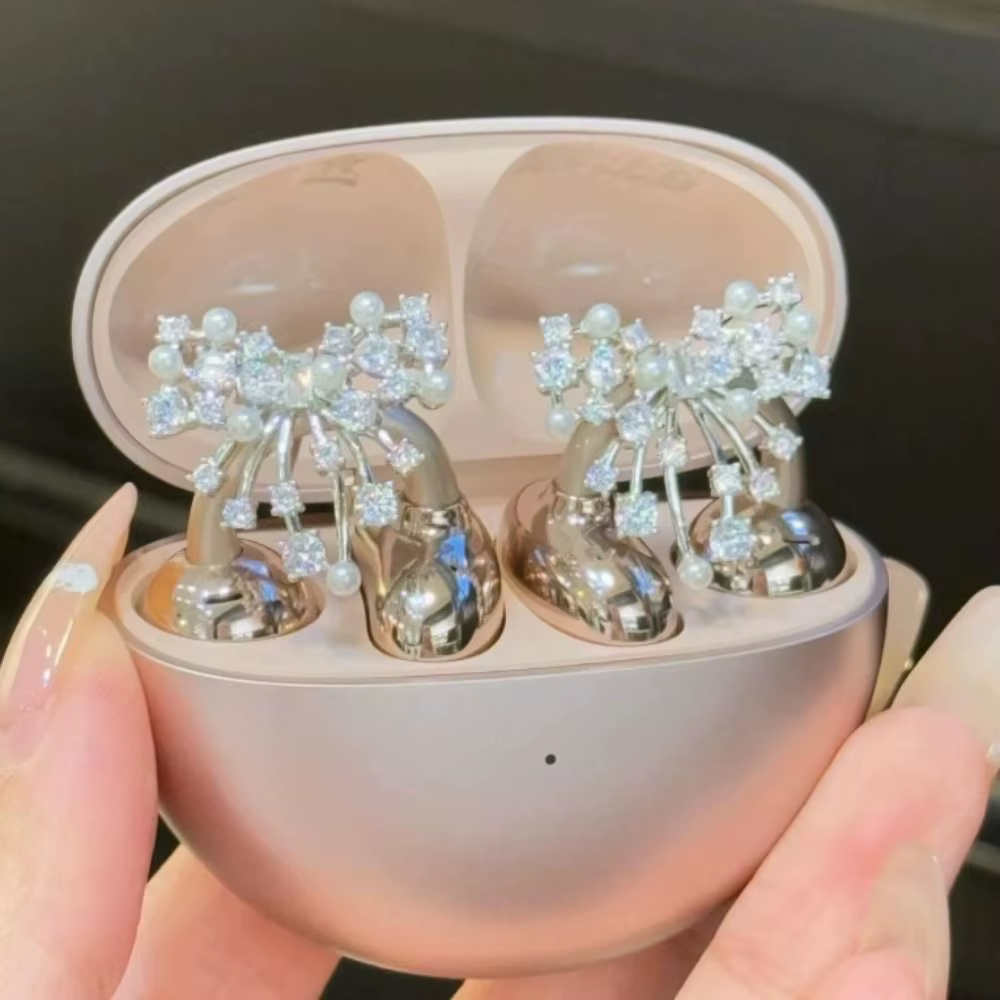 Crystal Butterfly Earphone Clips - 7 Styles - Image 3