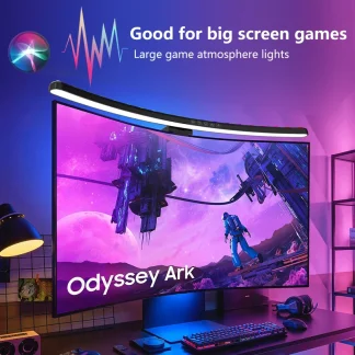 RGB Monitor Light Bar - Music Sync Gaming Lamp