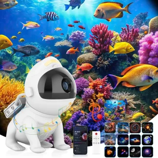 Galaxy Projector Pro Room 13-in-1 Planetarium Star Projector Night Light With Timer Remote Control White Noise Bluetooth Speaker